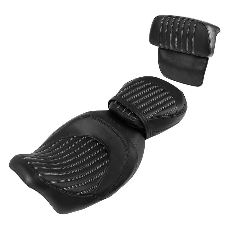 Seat Backrest Pad for Harley Touring Road King Glide (2014–2023)