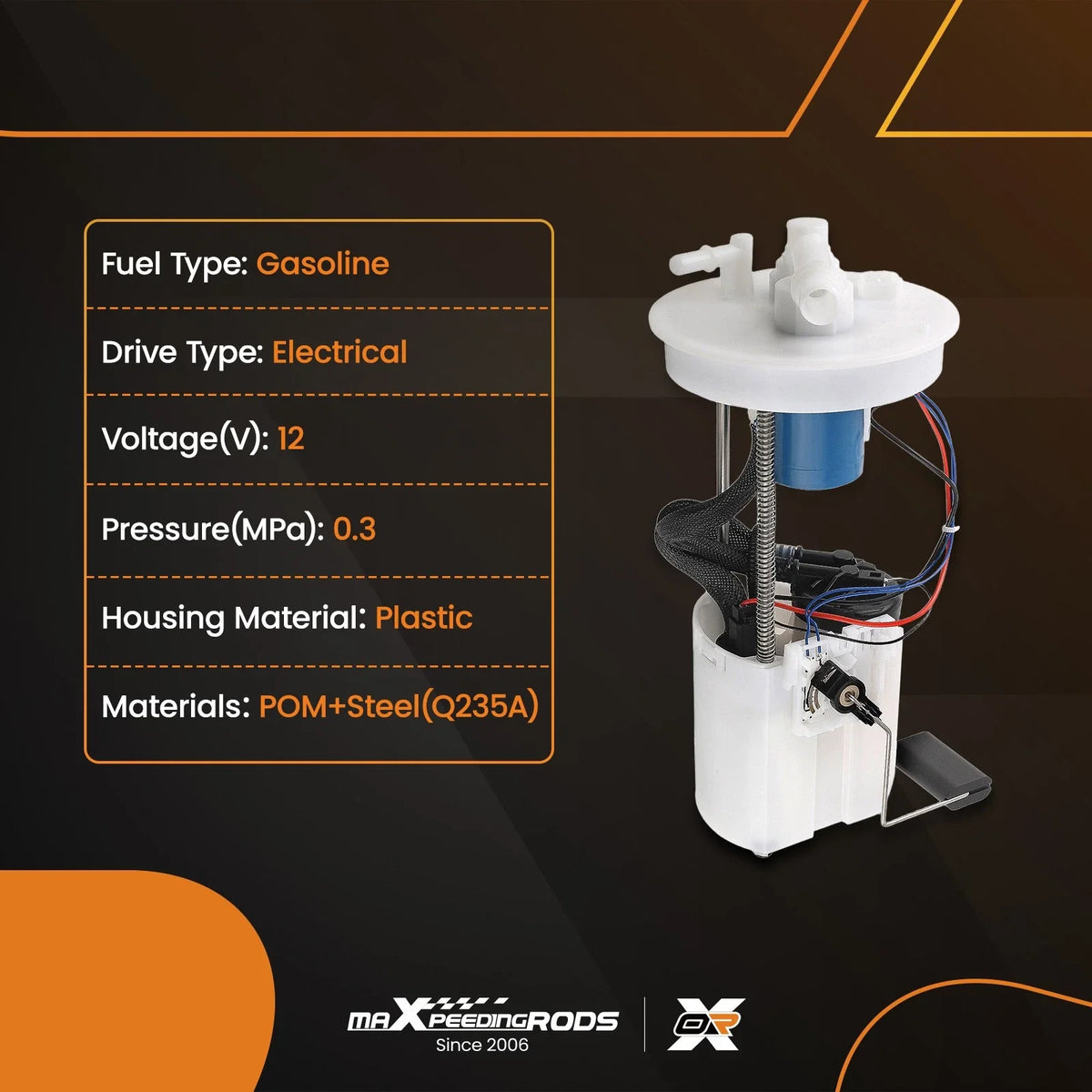Electric Fuel Pump Module Assembly for Honda Civic FA FG (2006–2011) I4 1.8L