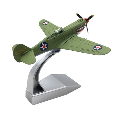 1/72 P-40 Fighter Alloy Model for American Aircraft (No Part Numbers)