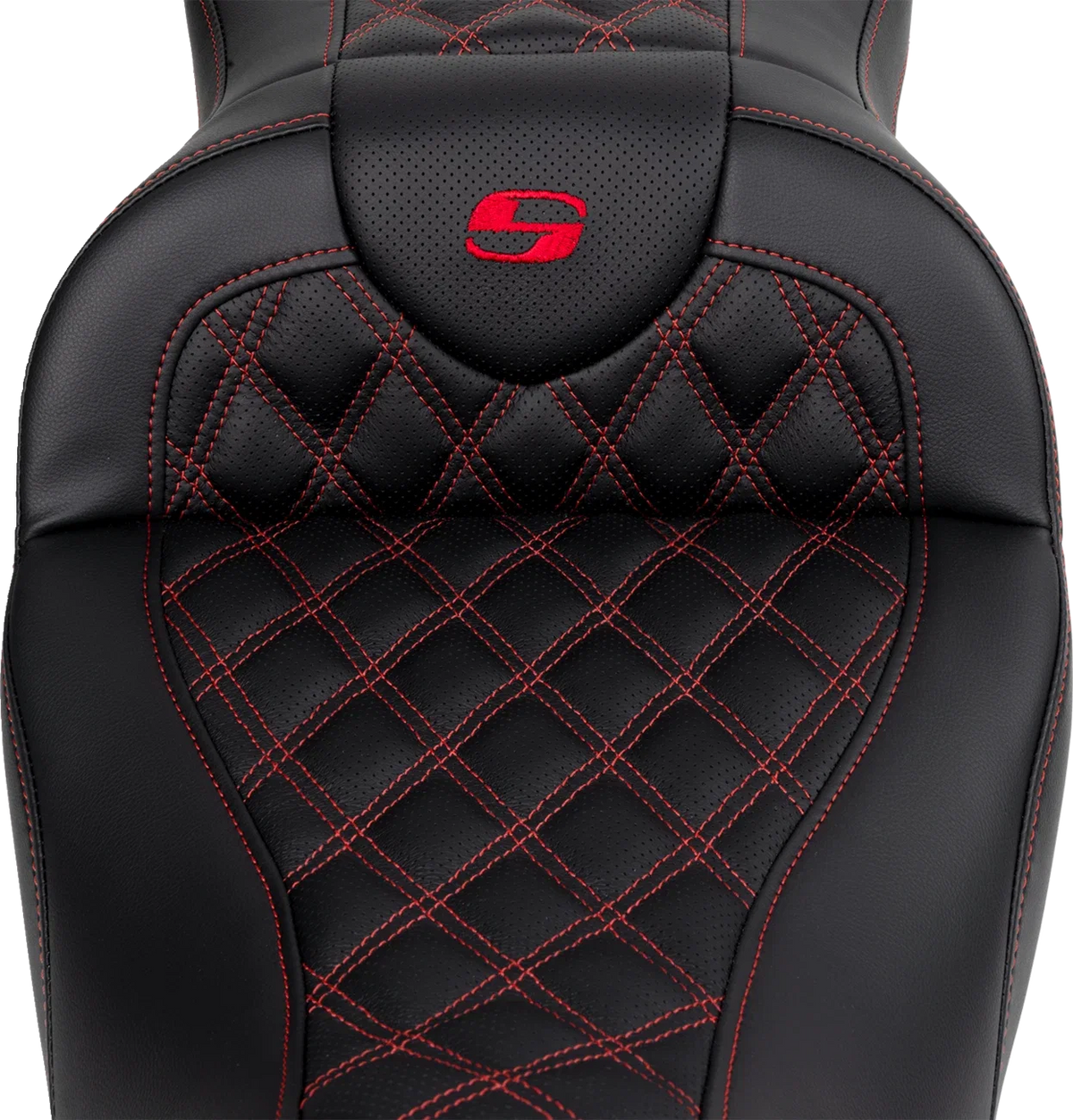 SADDLEMEN Roadsofa Seat with Backrest for FL (2008–2023) 808-07B-182B4