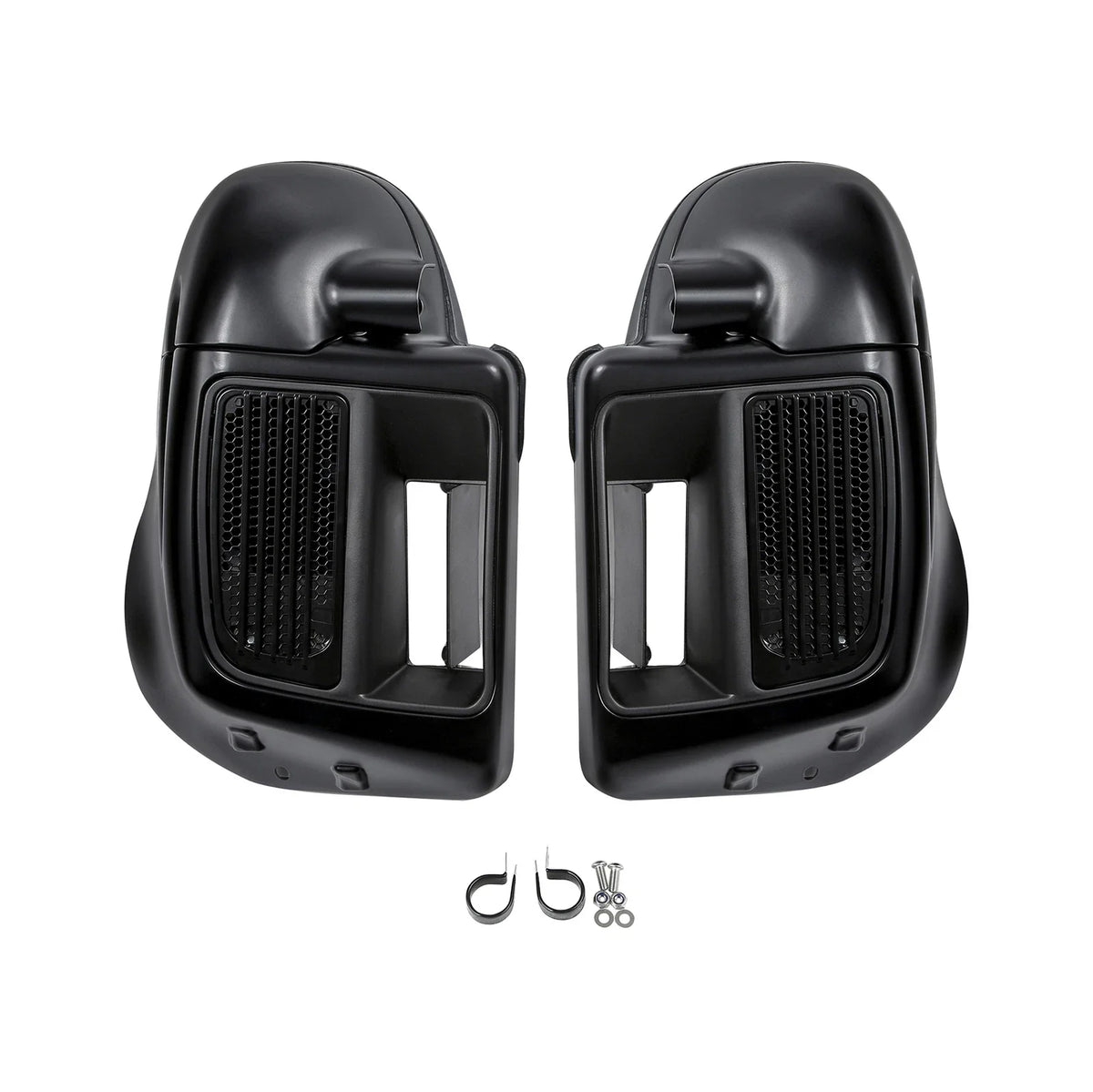 Lowers Vented Fairing for Harley Touring Glide (2014–2025) Black Denim