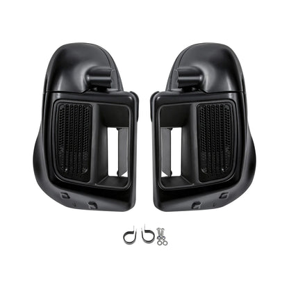 Lowers Vented Fairing for Harley Touring Glide (2014–2025) Black Denim