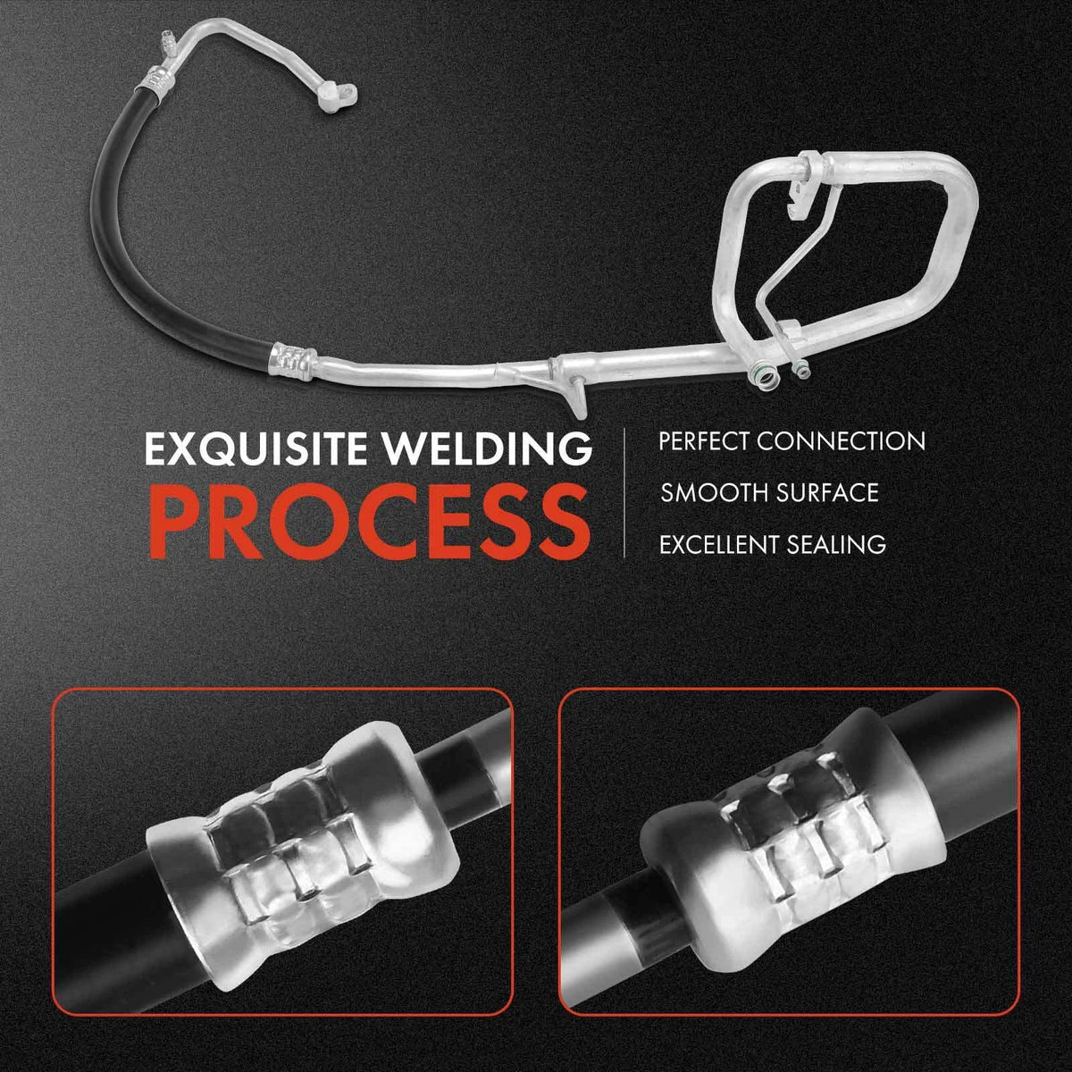 A/C Suction Line Hose Assembly for Subaru Outback Legacy (2017–2019) 73425AL14A, 73425AL15A, HA113707C