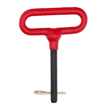 Red Handle Hitch Pin with Grip Clip for Universal Fit (No Specific Years)
