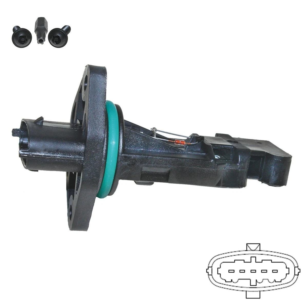 Mass Air Flow Sensor for Porsche 911 Carrera GT Boxster (2006–2012) 245-1230, 0280218055, AF10161