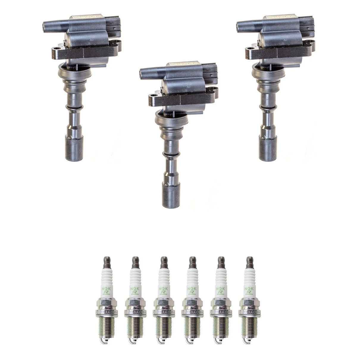 Set of 3 Ignition Coils & 6 NGK Spark Plugs for Sedona XG300 (1999–2006)