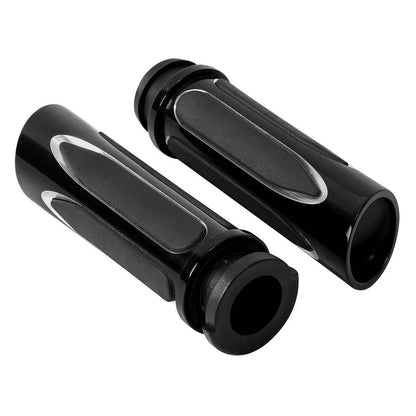 1'' CNC Electric Handle Bar Grips for Harley Electra Glide (2014–2023)
