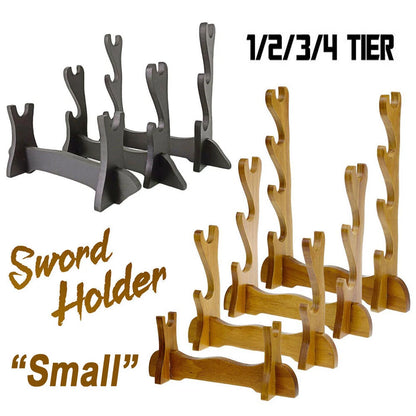 Samurai Sword Knife Katana Stand Holder Display Rack for Mini 1-4