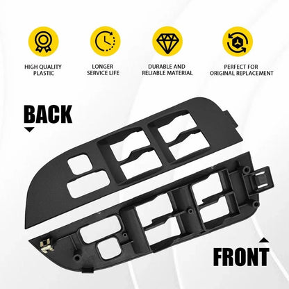 Left Door Window Switch Panel Cover Bezel Trim for Toyota Corolla (1998–2002)