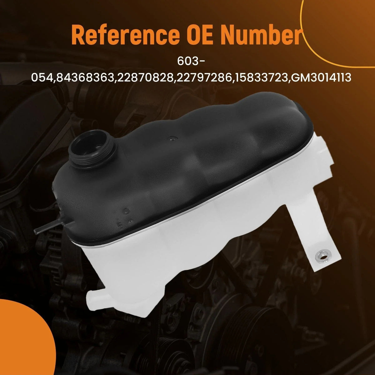 Coolant Overflow Tank for Chevrolet Silverado 1500 2500 HD 3500 HD (2007–2019)