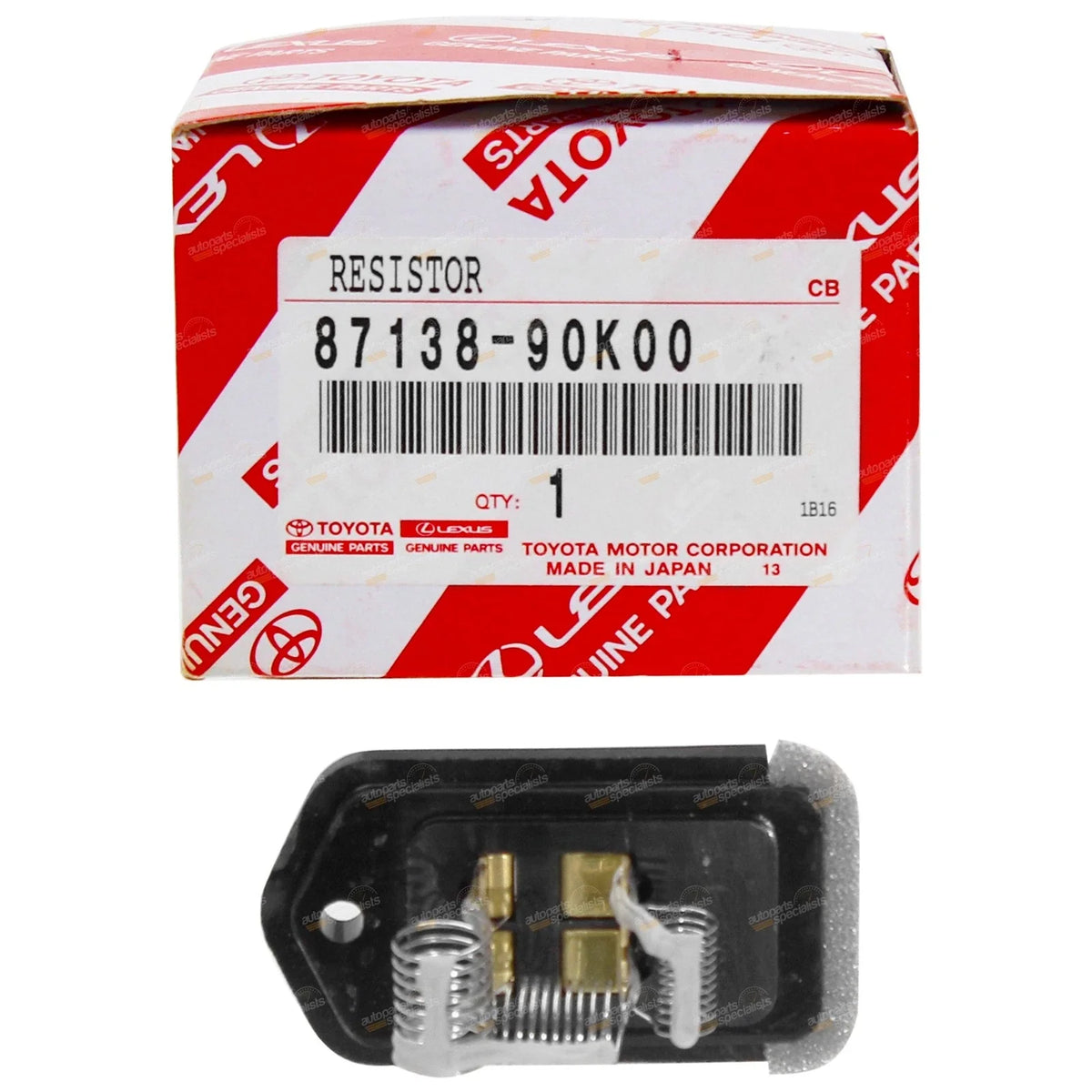 Genuine Toyota Heater Fan Resistor for Landcruiser BJ74 (1985–1990)