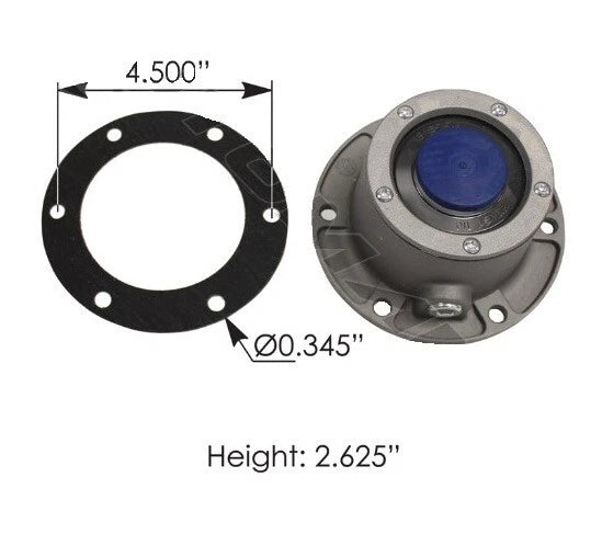 Hub Cap for - Part # 19QJ343, 343024, 1436900006, 180.10622