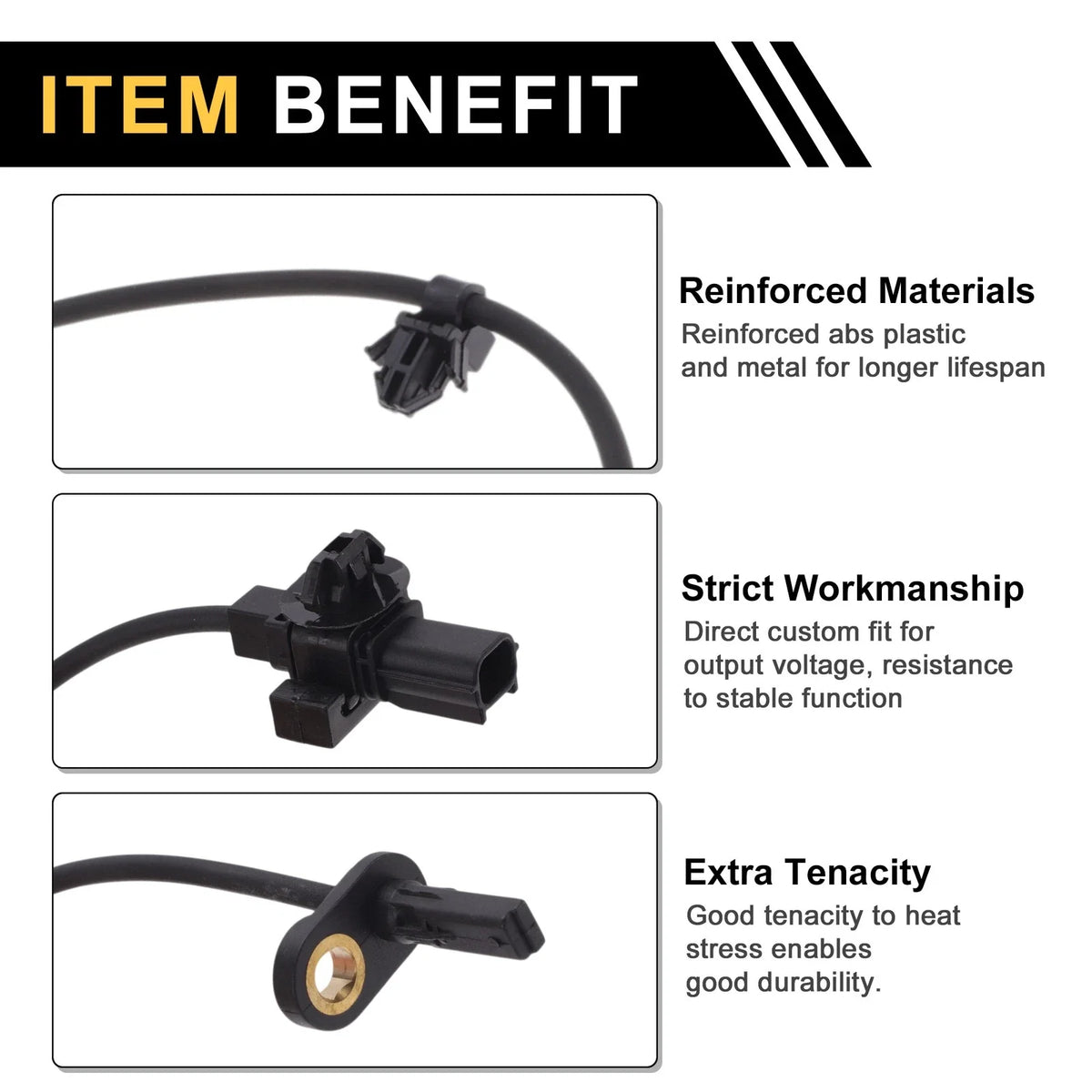 ABS Wheel Speed Sensor No. 57470SYJH01 for Honda Elysion RR7 (2013–2016) Rear Right