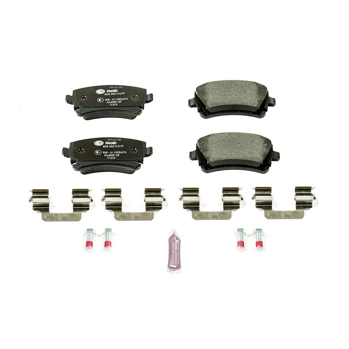 2X Powerstop Brake Pad Set Rear for Audi A6 Quattro S6 S (2003–2011) ESP1097