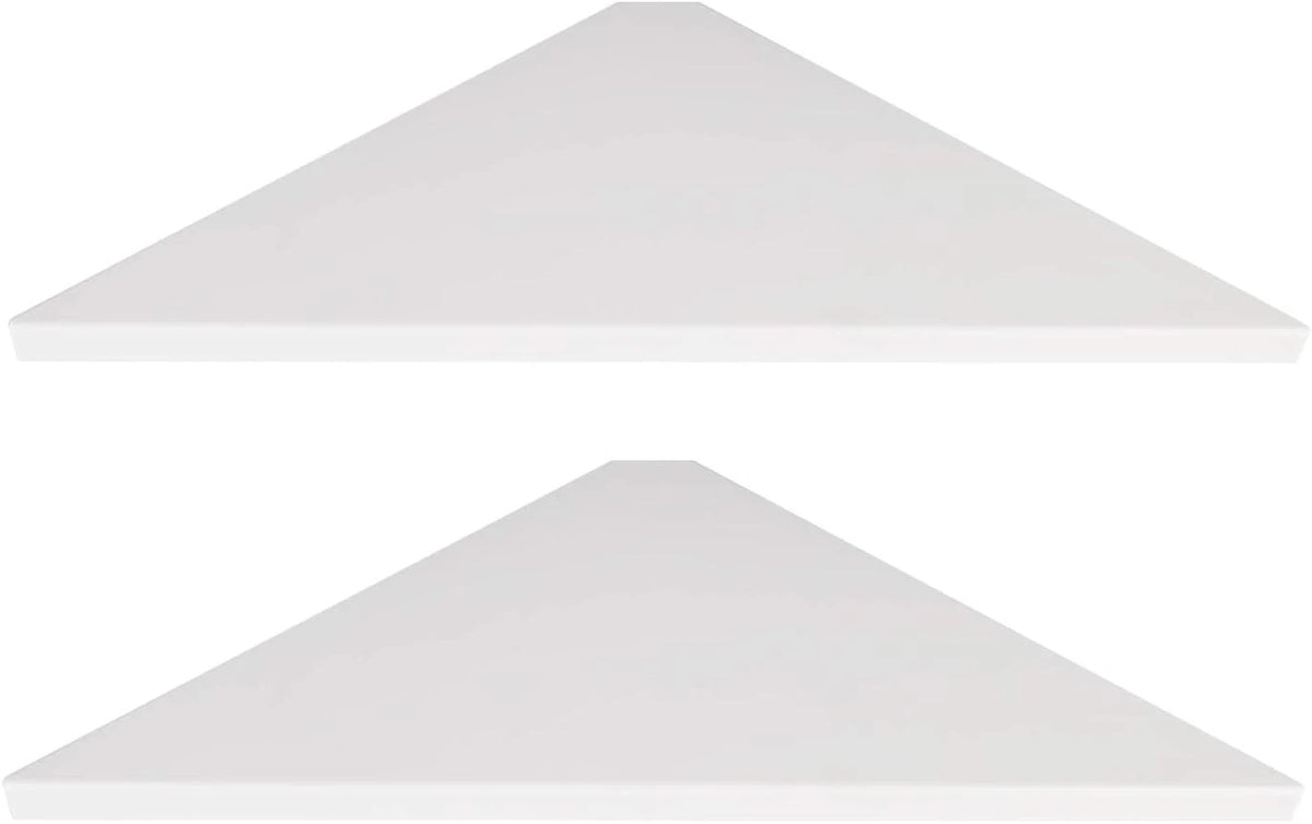 Corner Mounting Shelf Set of 2 for Easy Installation (No Part Numbers)