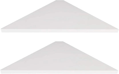 Corner Mounting Shelf Set of 2 for Easy Installation (No Part Numbers)
