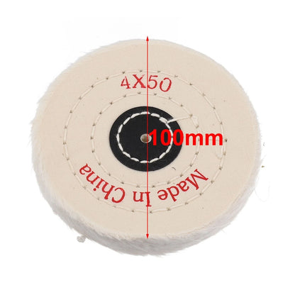 Cloth Buffing Polishing Wheel for Metal Aluminum Ceramic (Set of 4)