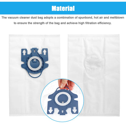16PCS Vacuum Cleaner Dust Bags for Miele GN S2 S5 S8 C1 C3