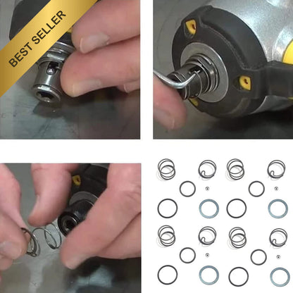 4 Sets Impact Driver Spring Kit w Steel Ball for DCF885B DCF886B