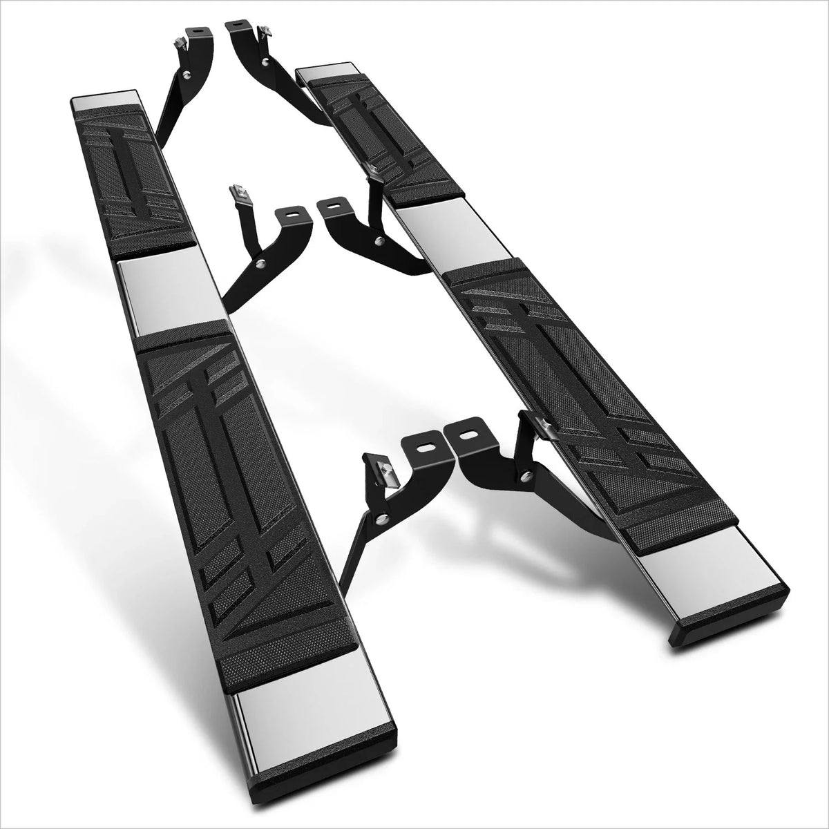 Set of 2 Side Step Nerf Bars for Sierra Silverado Extended Cab (1999–2014)