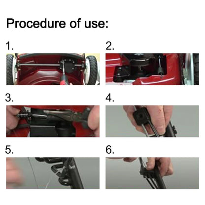 Traction Cable Strap Set of 5 for Lawn Mower Compatibility