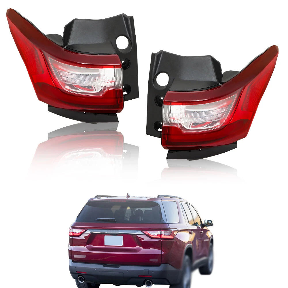Set of 2 Rear Taillights for Chevrolet Traverse (2018–2020) 84990362, 84618032