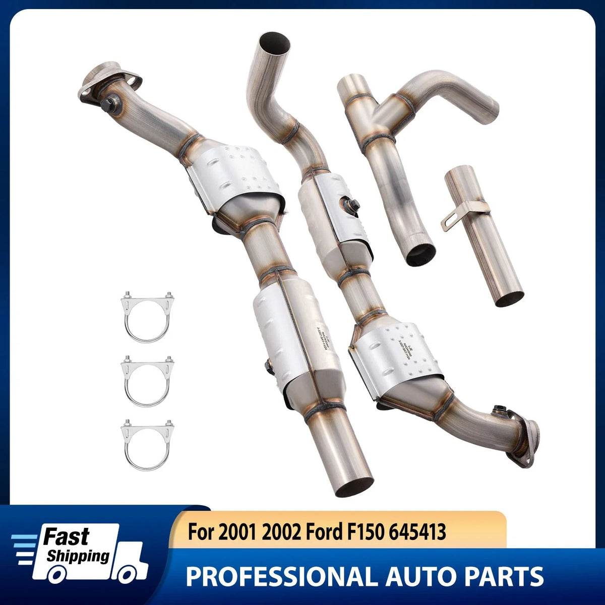 Catalytic Converter for Ford F-150, Expedition (2001–2002) 4.6L V8 4WD