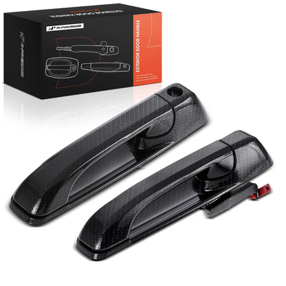 2X Front Exterior Door Handle for Ram 1500 2500 3500 (2011–2018) - 55112383AC, 55112384AC, CH1310160, CH1311160