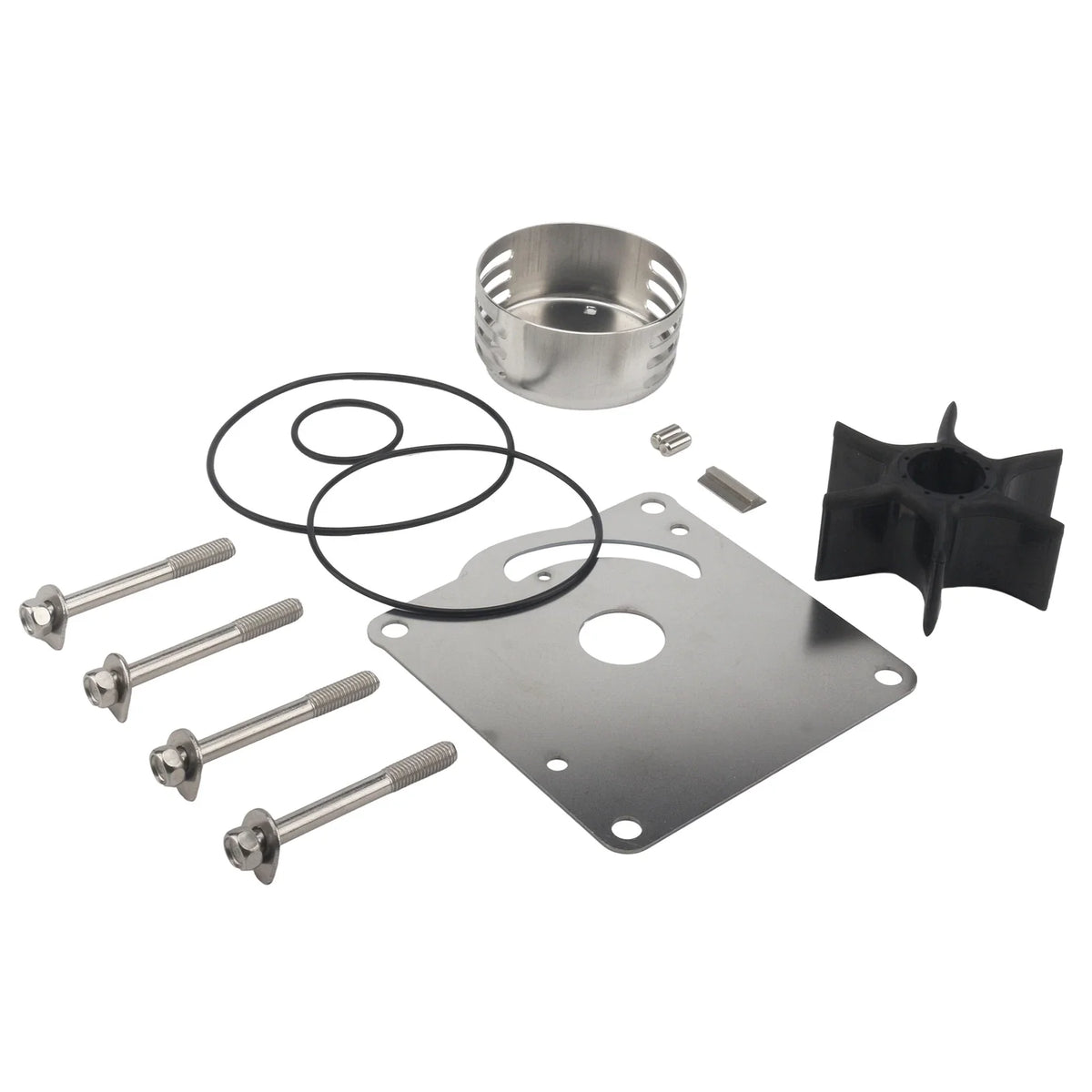 Water Pump Repair Service Kit for Yamaha Outboard (6GR-W0078-00, 6GRW0078, 18-3475)