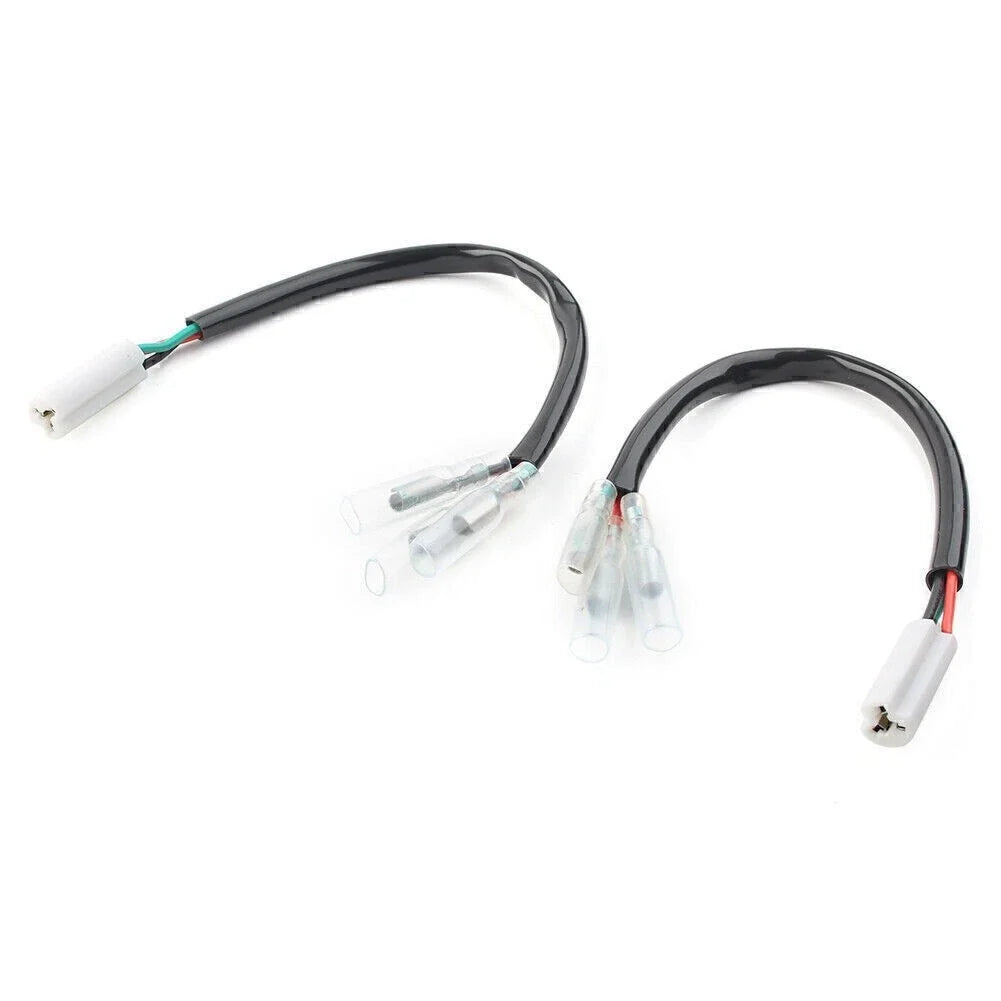 3-Wire Front Turn Signal Splitter Harness Y-Adapter for Yamaha R1/R3/R6/FZ07/FZ09 (2000–2023)
