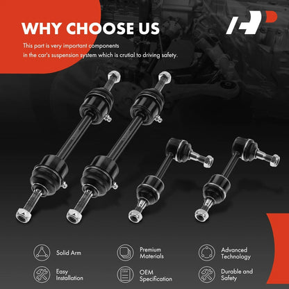 Set of 4 Stabilizer Bar Links for Dodge Viper (1996–2006, 2008–2010)
