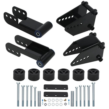 Body Lift Kit 2" Front 2"-5" Rear for Chevy Astro GMC Safari (1996–2005)