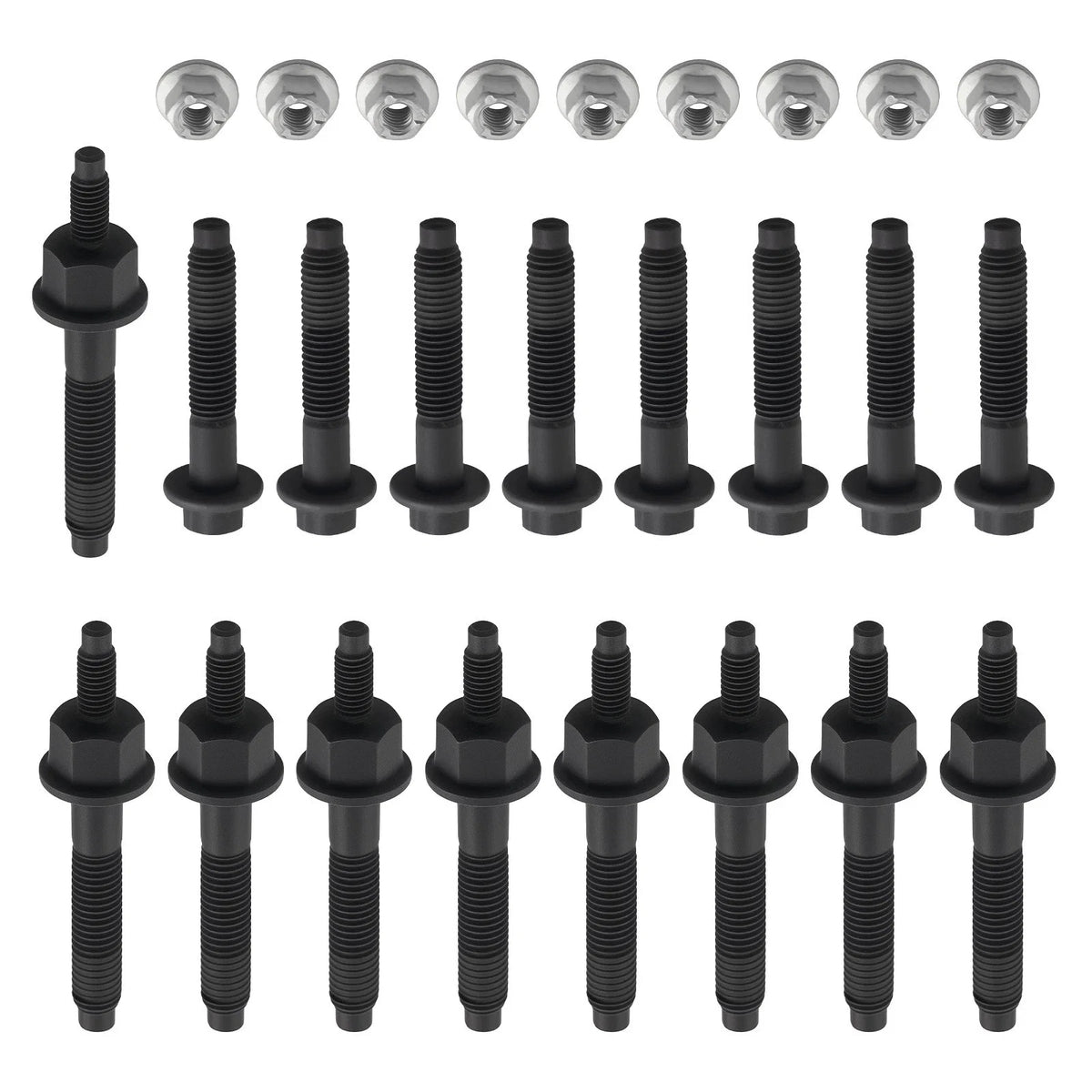 Exhaust Manifold Stud Bolt Nut Kit for Dodge Charger 5.7L V8 (2003–2008)