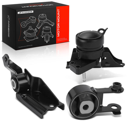3X Engine Motor & Torque Strut Mount for Toyota Yaris (2007–2017) 1230521220, 1236421020, 1236321060