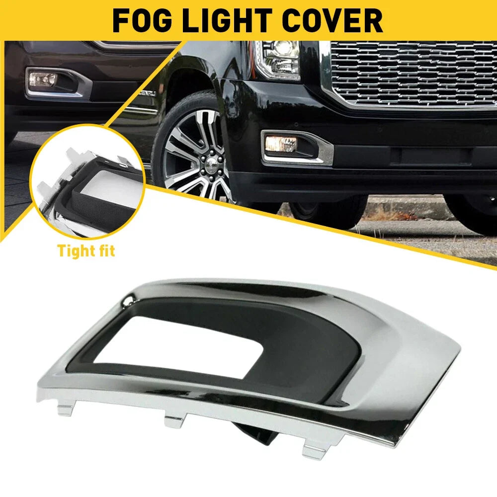 Chrome Trim Fog Lamp Cover for GMC Yukon XL (2015–2020)