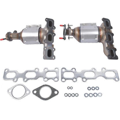 Pair Front Catalytic Converters for Ford Explorer Flex (2013–2019)