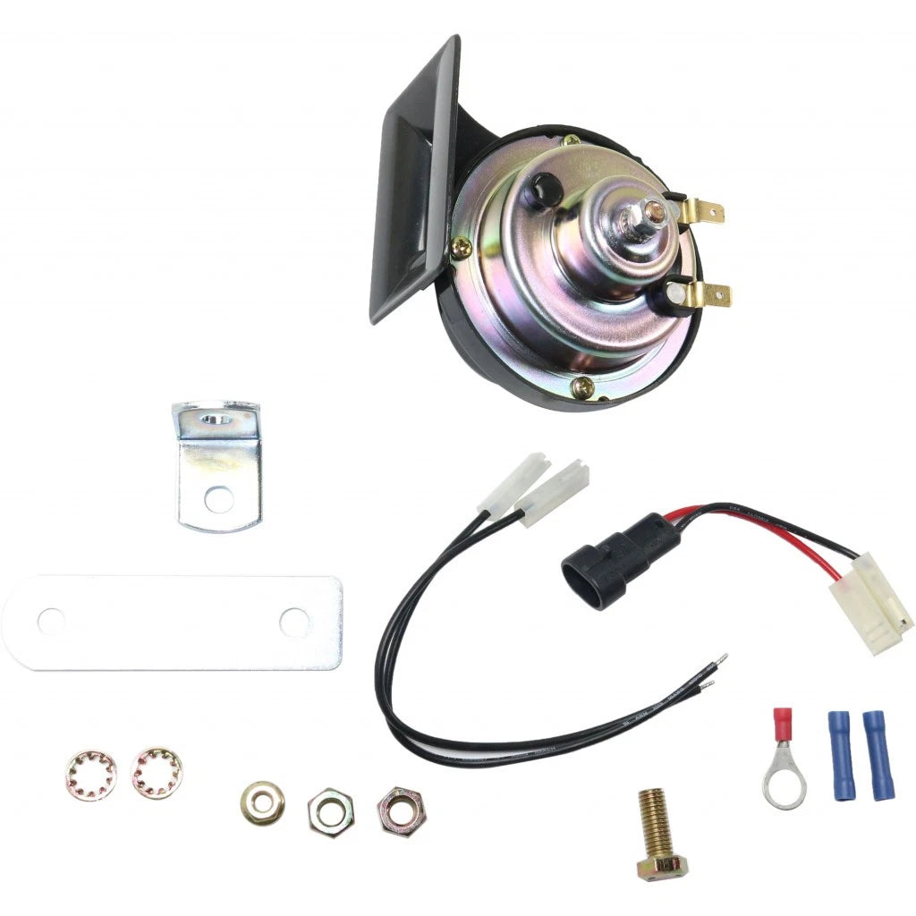 Horn Low with Mounting Bracket and Wiring Harness for Chevy Silverado 2500 (2004) - CLX-M0-USA-REPC502501-CL360A90