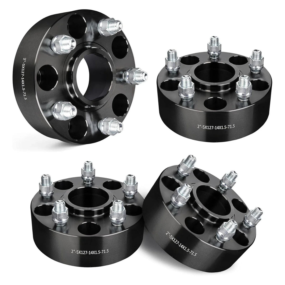 Wheel Spacers Hubcentric 2" for Dodge Durango Jeep Gladiator (M14x1.5) (4Pcs)