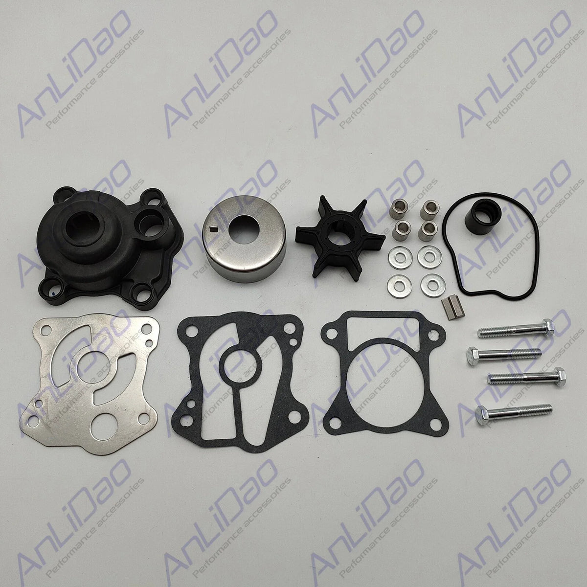 Water Pump Impeller Repair Kit for Honda Outboards 35-50HP (06193-ZV5-000)