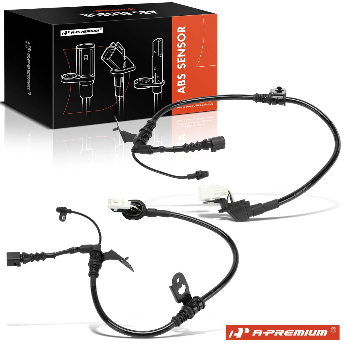 2X Rear ABS Wheel Speed Sensor for Mazda CX-5 (2017–2021) KA0G437EYA, KA0G437EY, 5S17428, 5S17427
