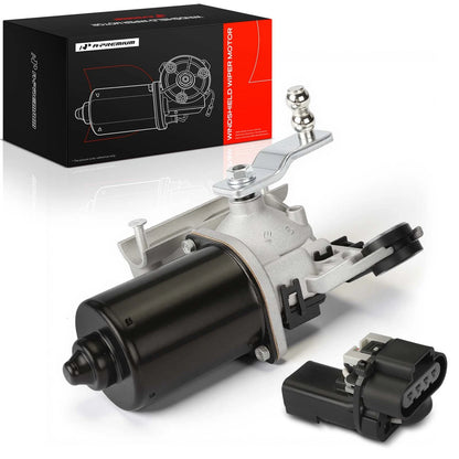Front Windshield Wiper Motor for Dodge Ram 1500 2003–2009, Ram 2500 2003–2010, 55077098AC, 55077098AF, 55077098AG