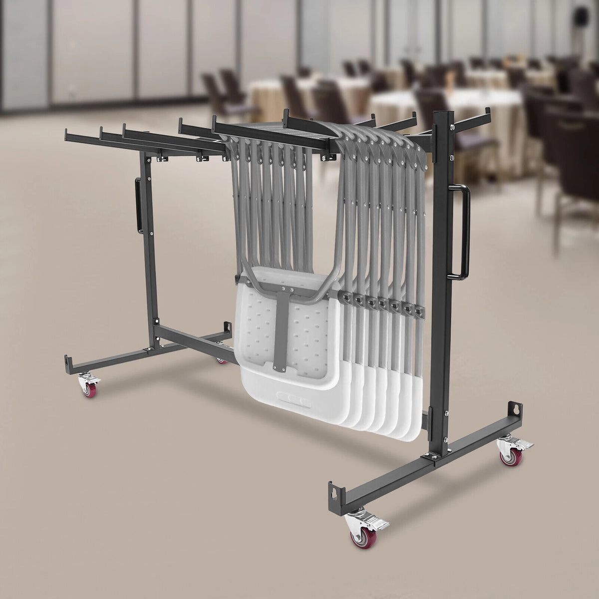 Folding Chair Rack Dolly Cart for Storage (42 pcs)