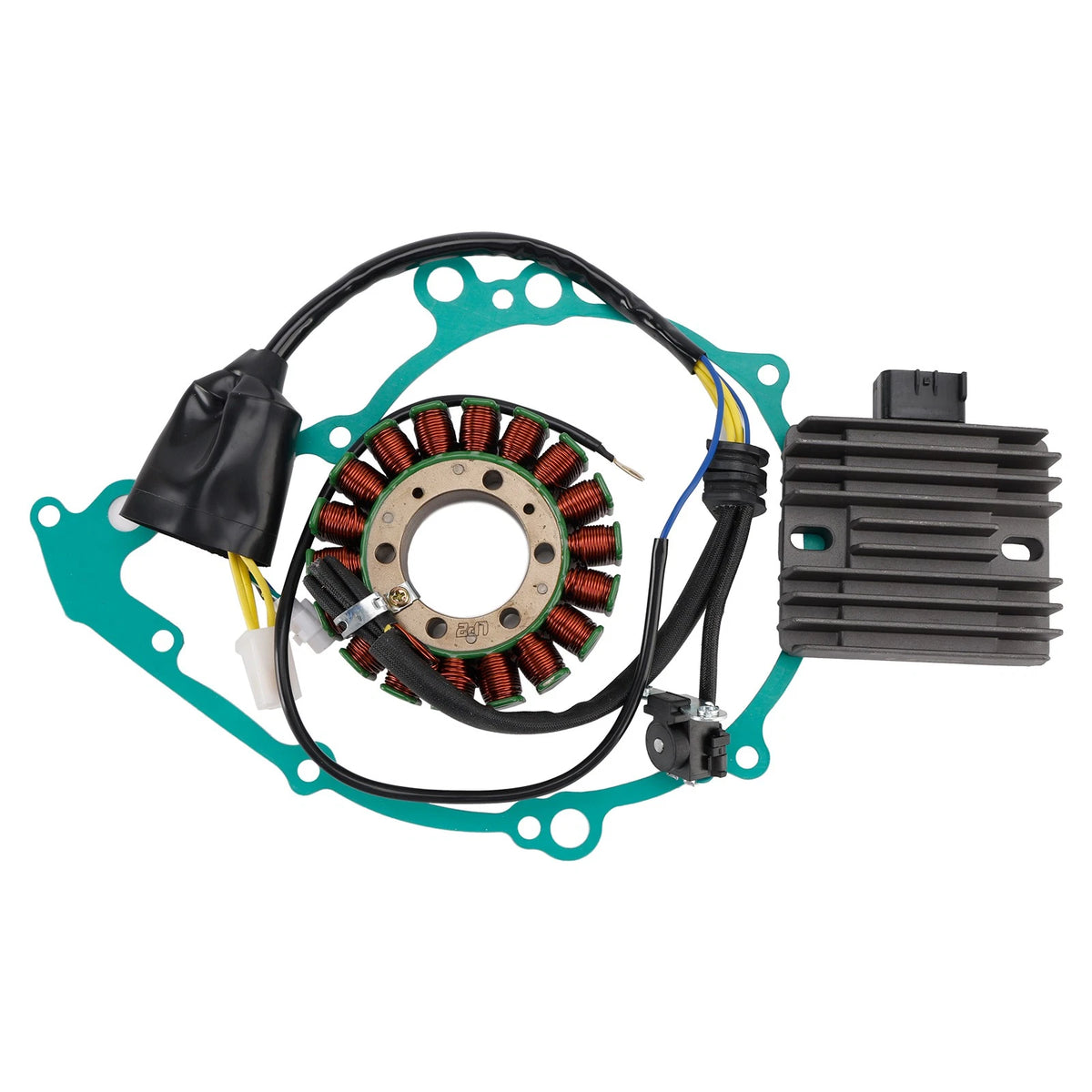 Stator Generator Regulator Rectifier Gasket for Yamaha Tenere XT660Z (2008–2015) 4XY-81960-00, 5VK-81410-00