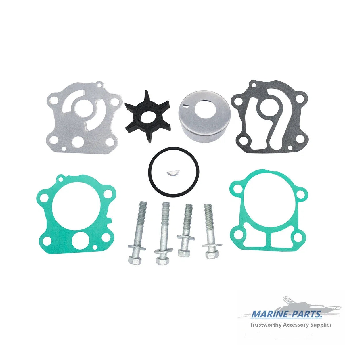 Water Pump Impeller Kit for Yamaha 50-70 HP Outboard (6H3-W0078-02-00)