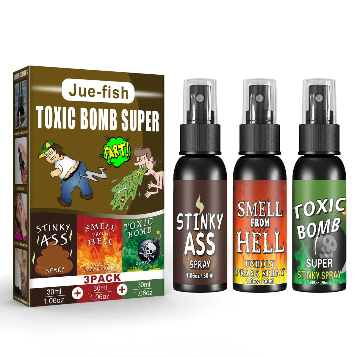 Fart Spray Extra Strong 30ml for Universal Use (No Specific Years)