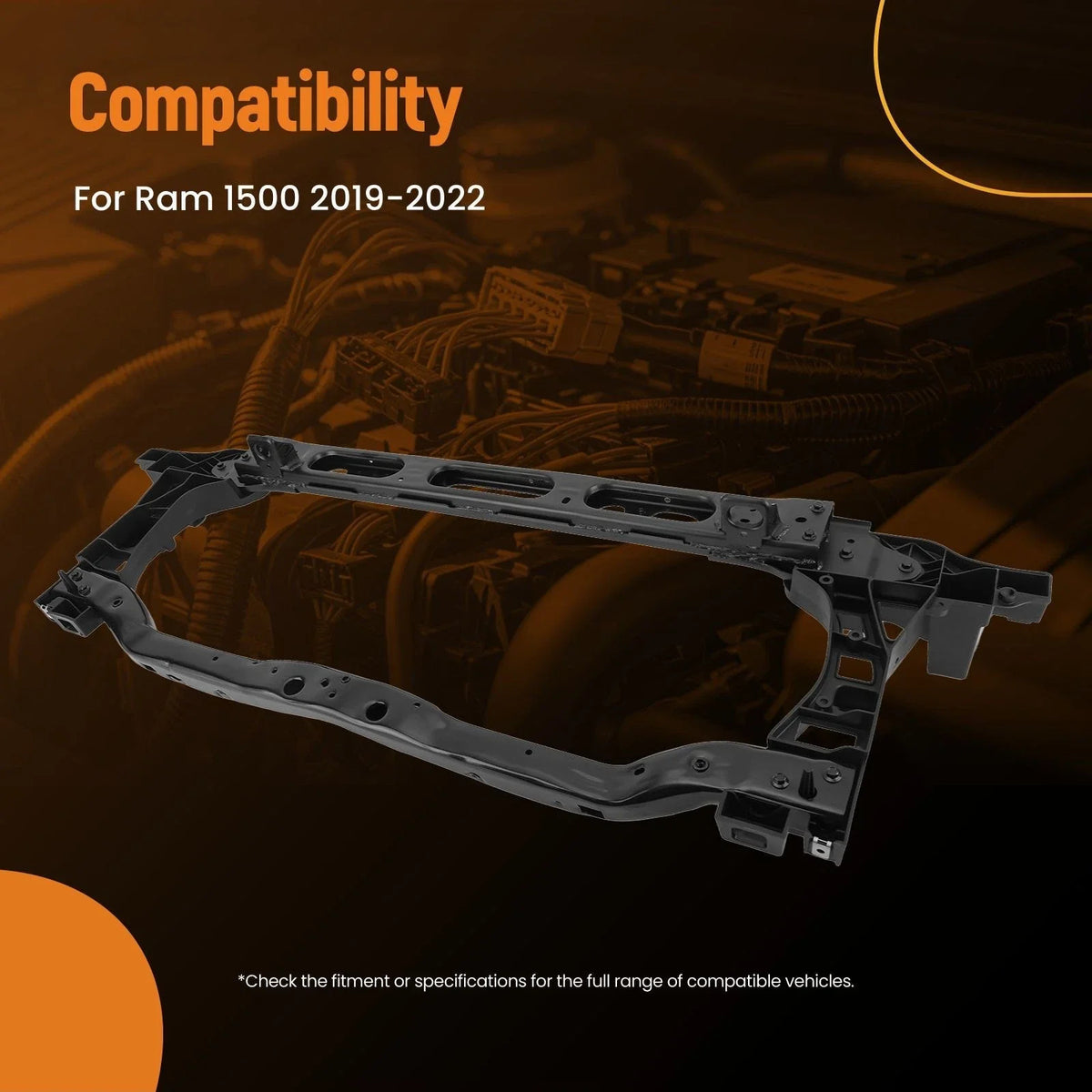 Radiator Support for Dodge Ram 1500 (2019–2022) 68403786AD