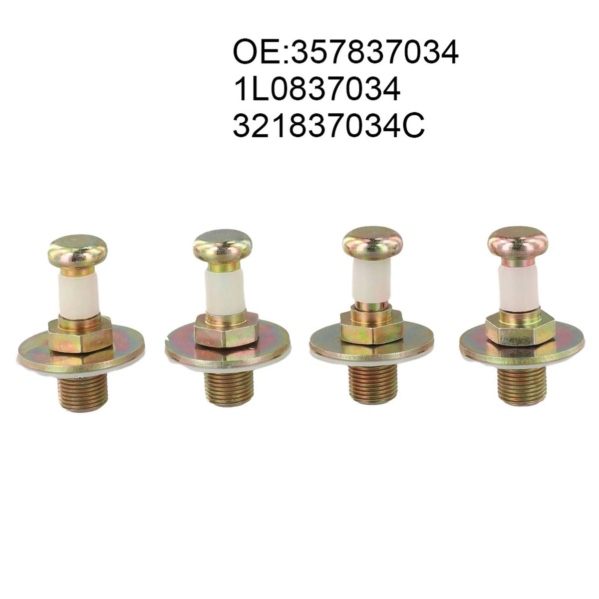 4 Lock Post Set 357837034 1L0837034 for Golf, Polo, Passat B4