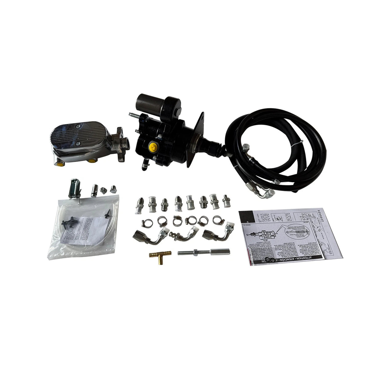 Complete Black Hydro-Boost Power Brake Kit for Camaro (1970–1981) 106121