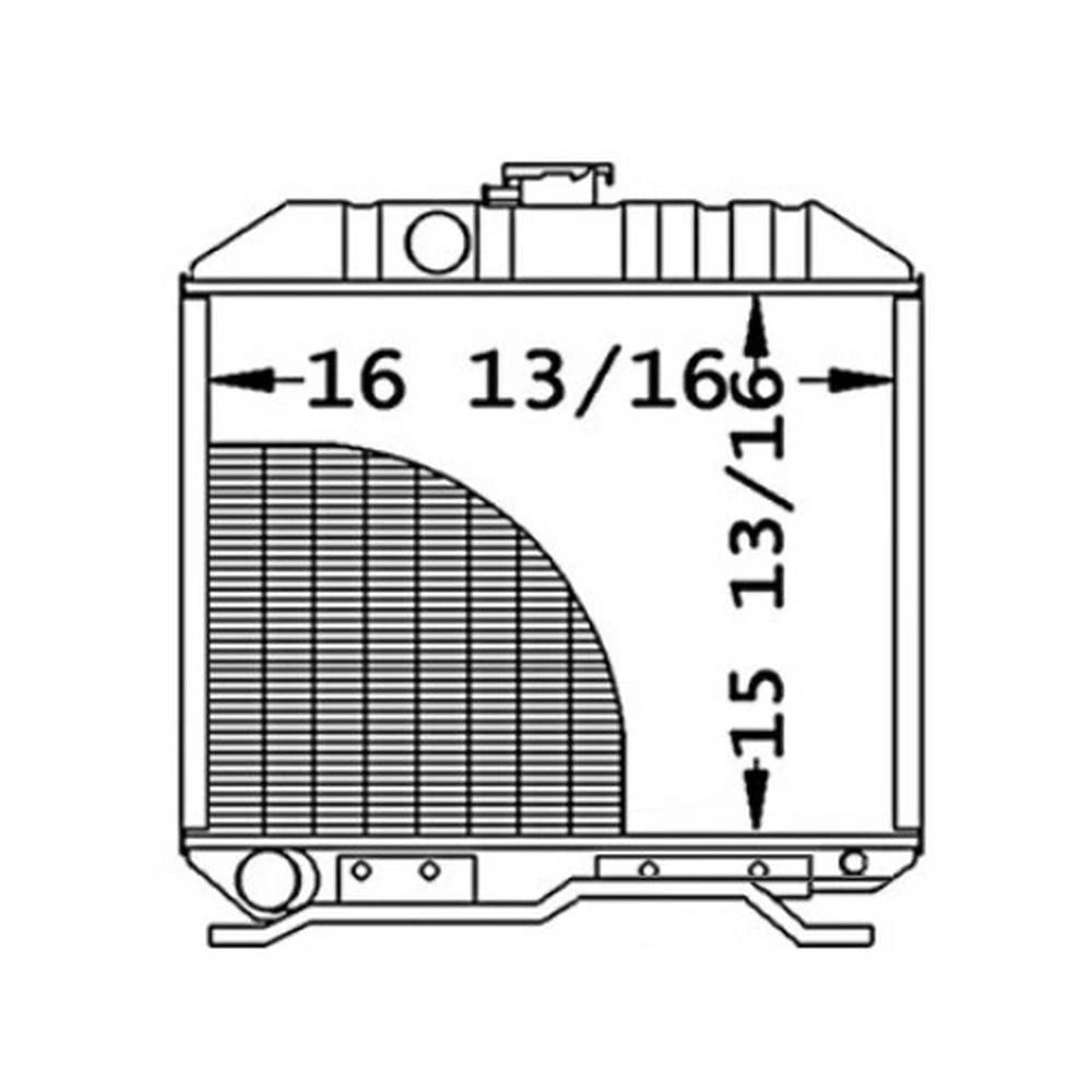 Radiator for Kubota L3250 L2850