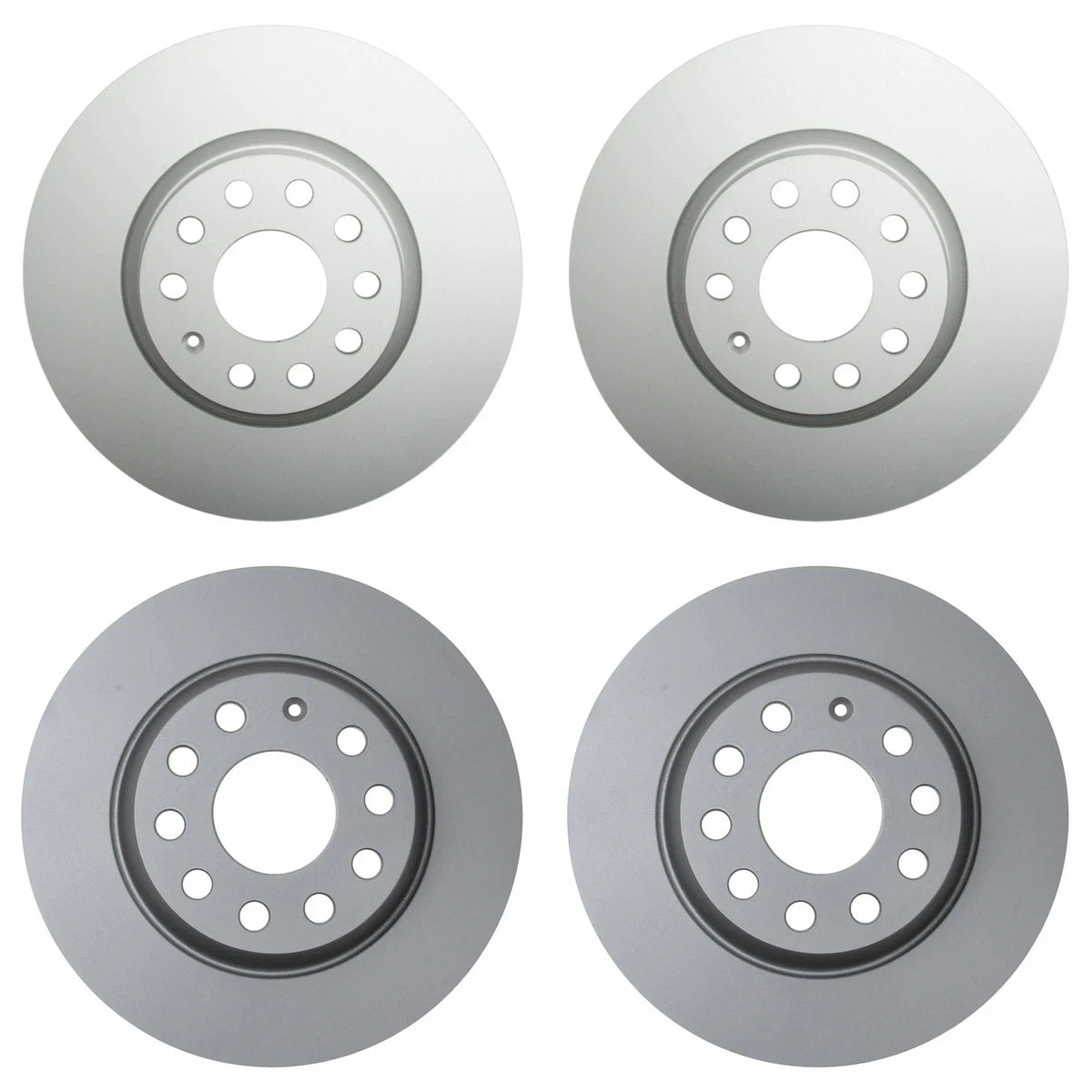 Brake Rotors Kit 312mm Front 282mm Rear for Audi A3 CC Eos GTI Jetta Tiguan Q3